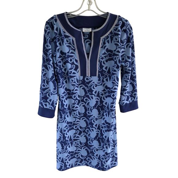 Talbots Cabana Life Coastal Embroidered Tunic Dress sz S Resortwear Swim Coverup - Picture 2 of 7